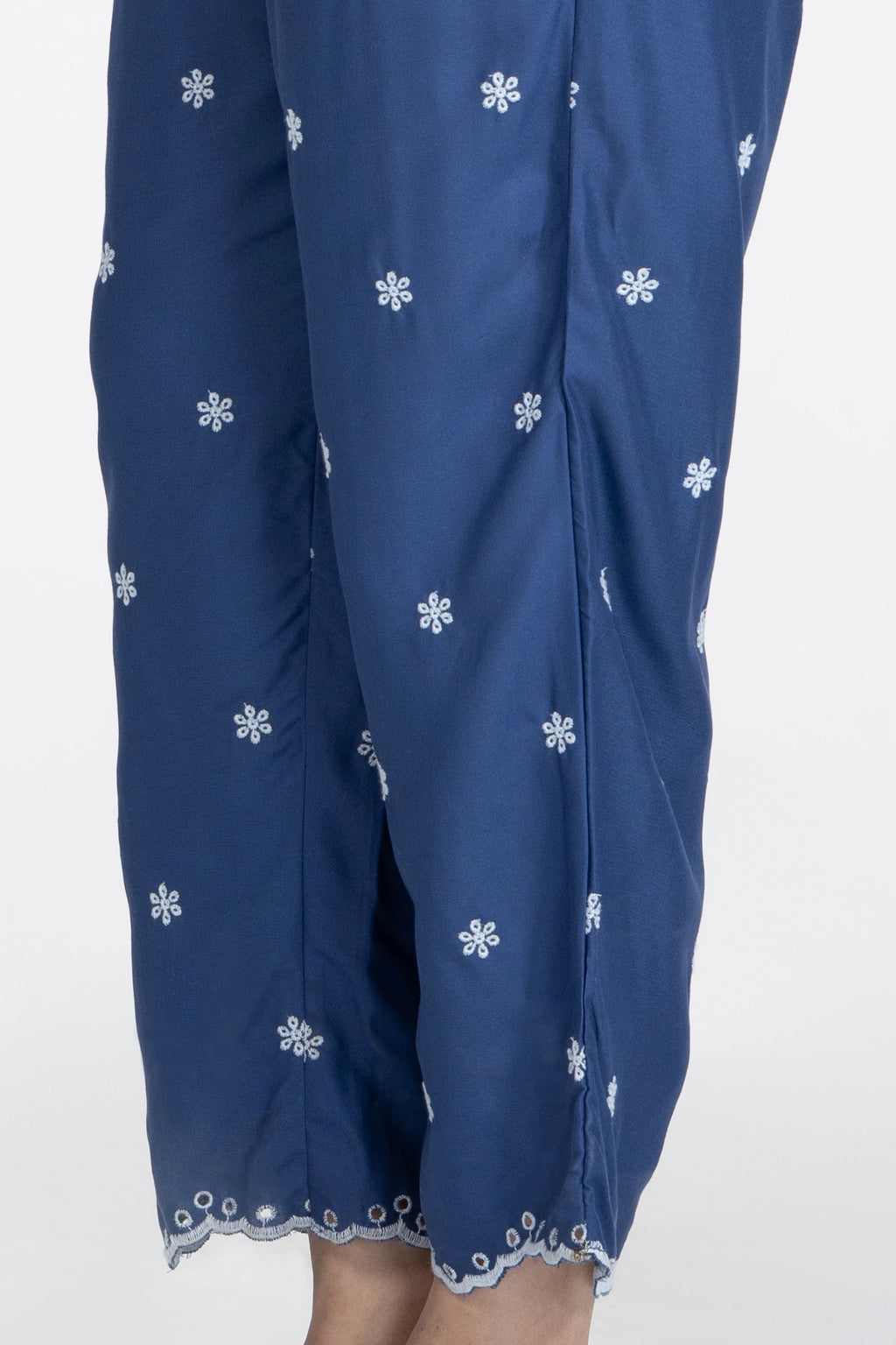 Blue Self-Design Co-Ord Set for Women