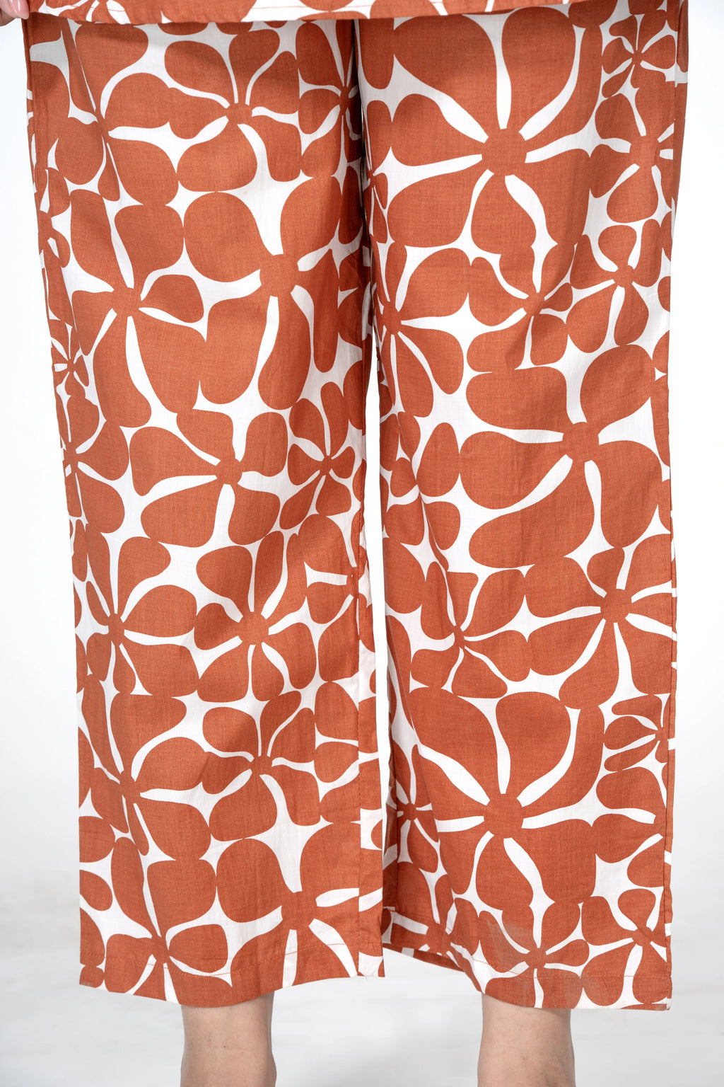 Earth petals – warm print co-ord set