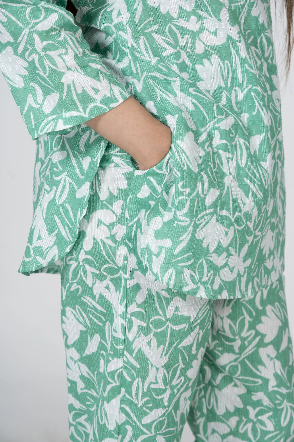 The world feels softer in green – soft co-ord set