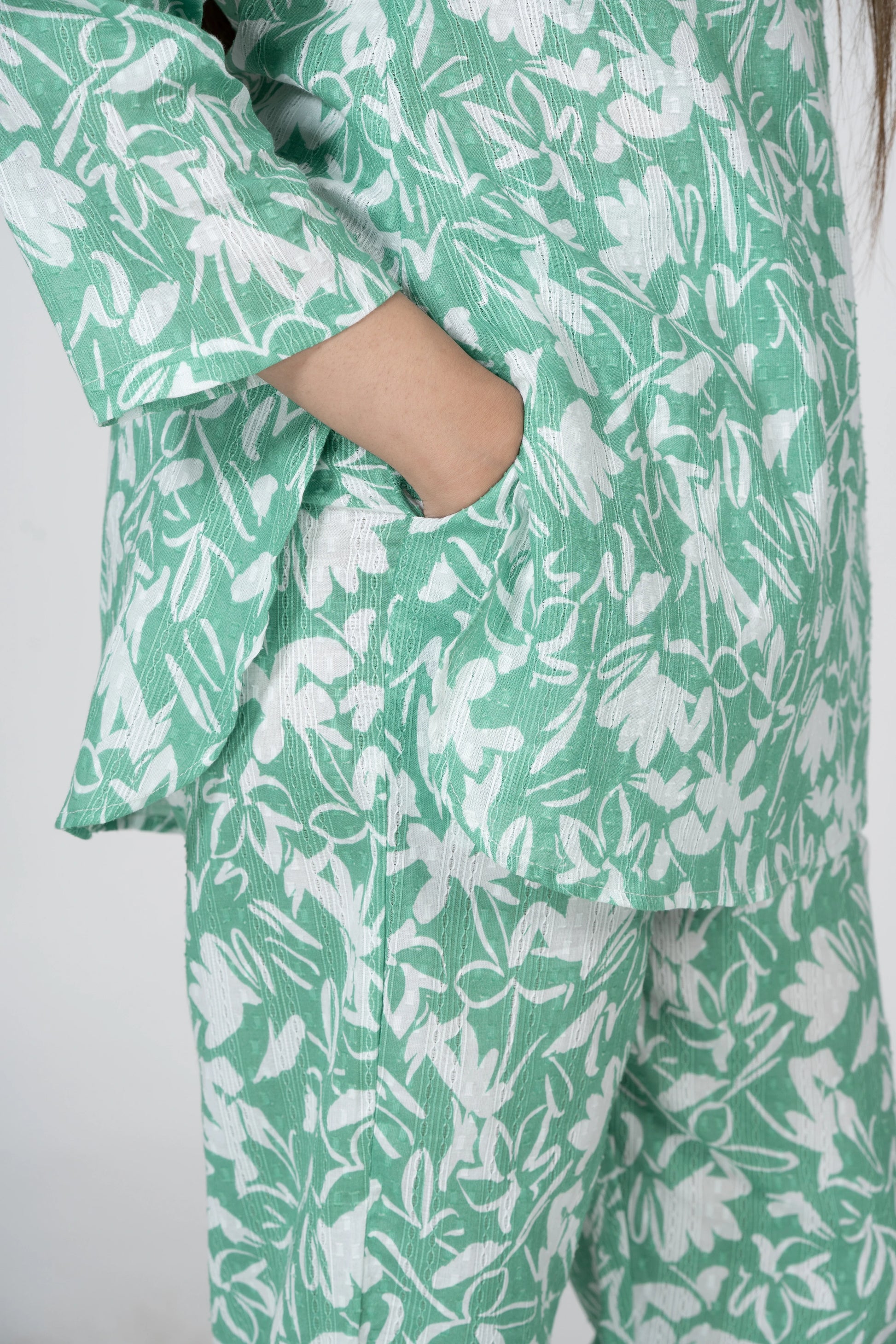 The world feels softer in green – soft co-ord set
