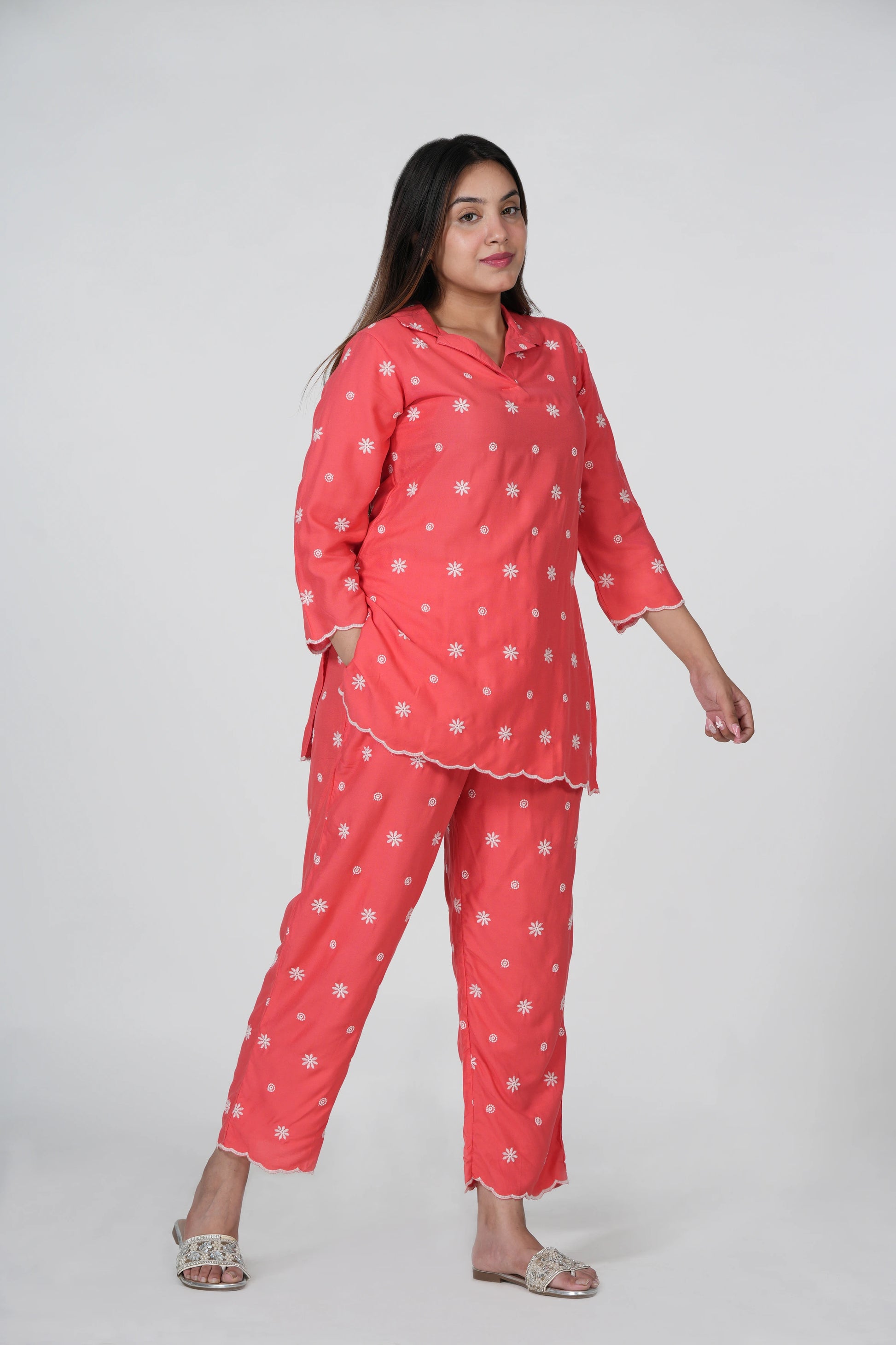 Timeless floral – easy-fit co-ord set