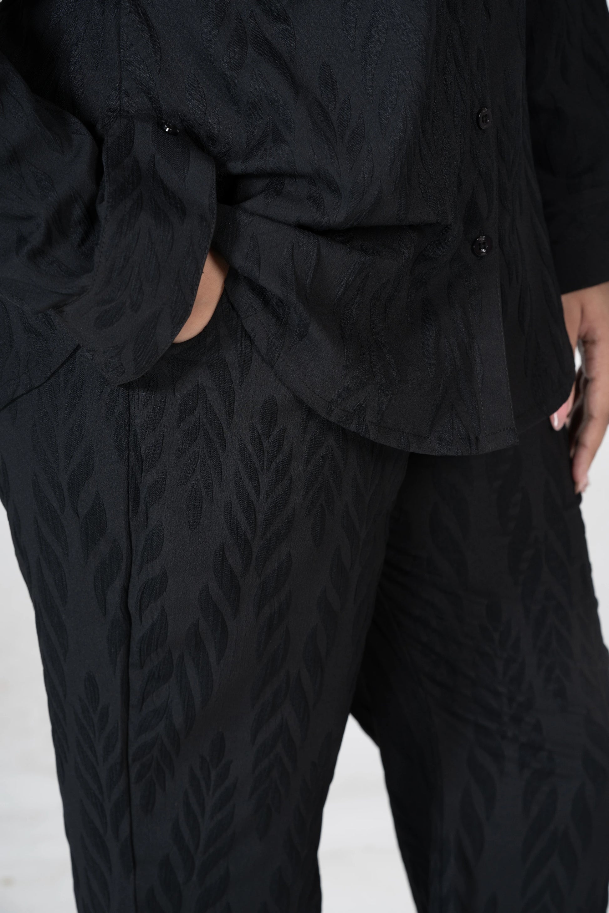 Power mode on – black co-ord set
