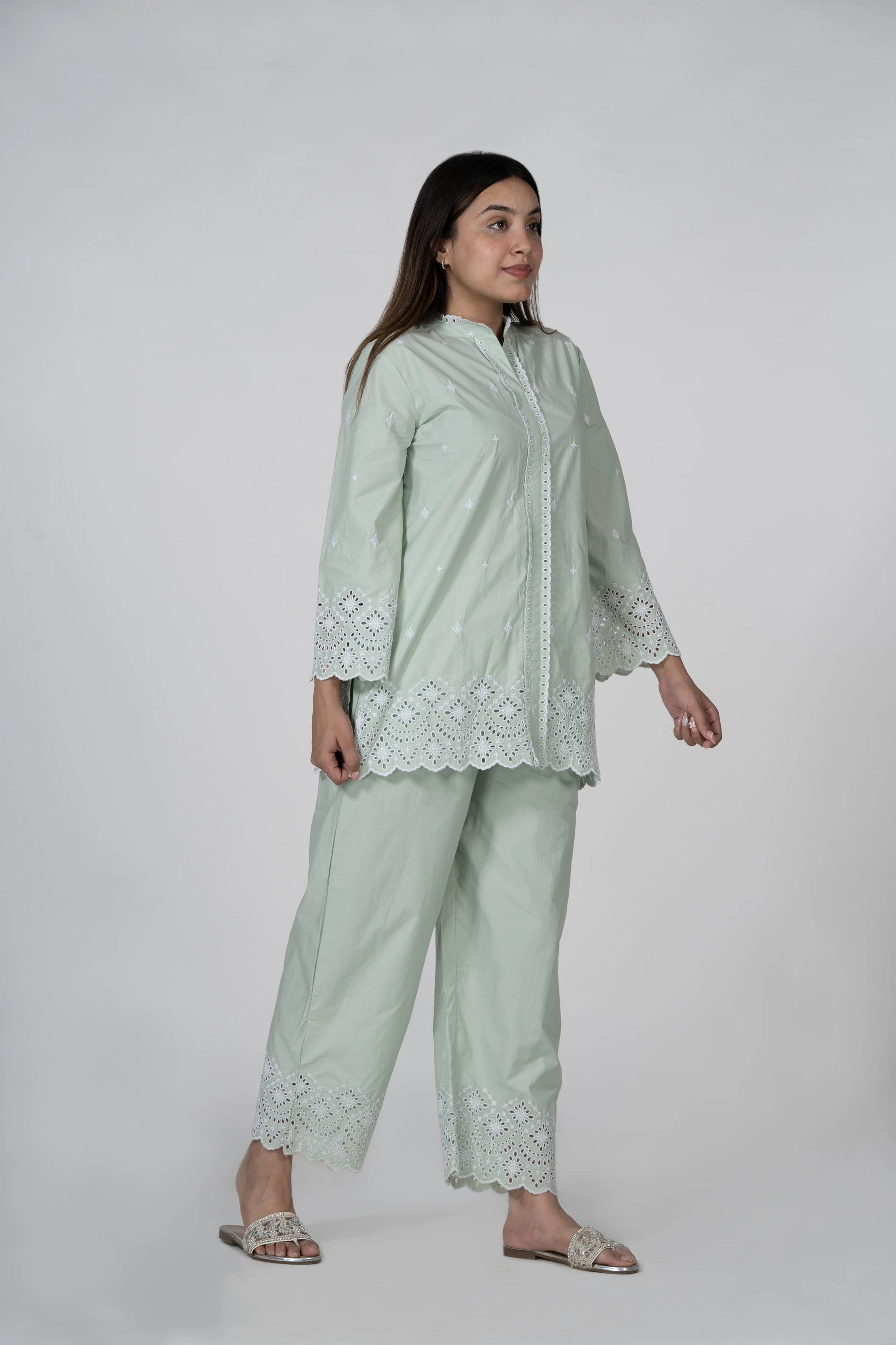 Jaipur jali – embroidered co-ord set