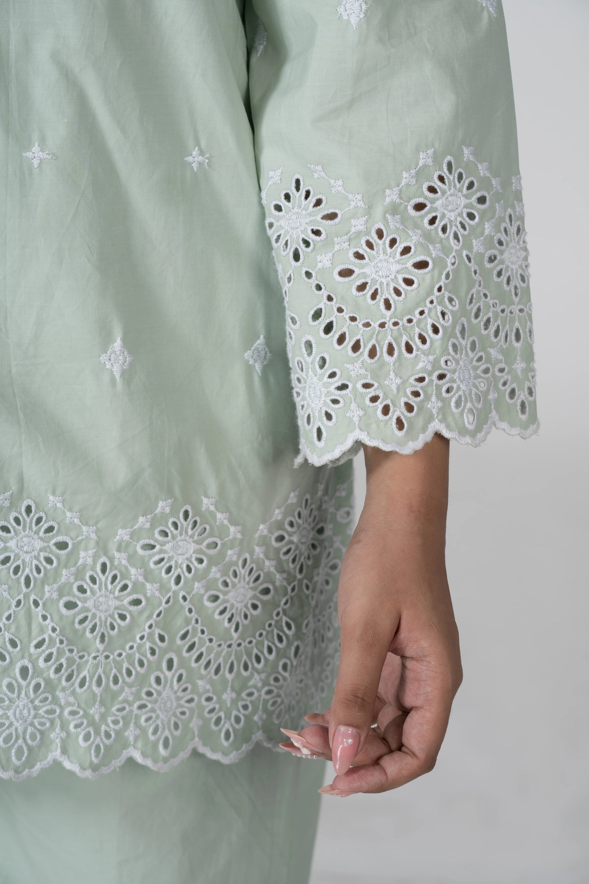 Jaipur jali – embroidered co-ord set